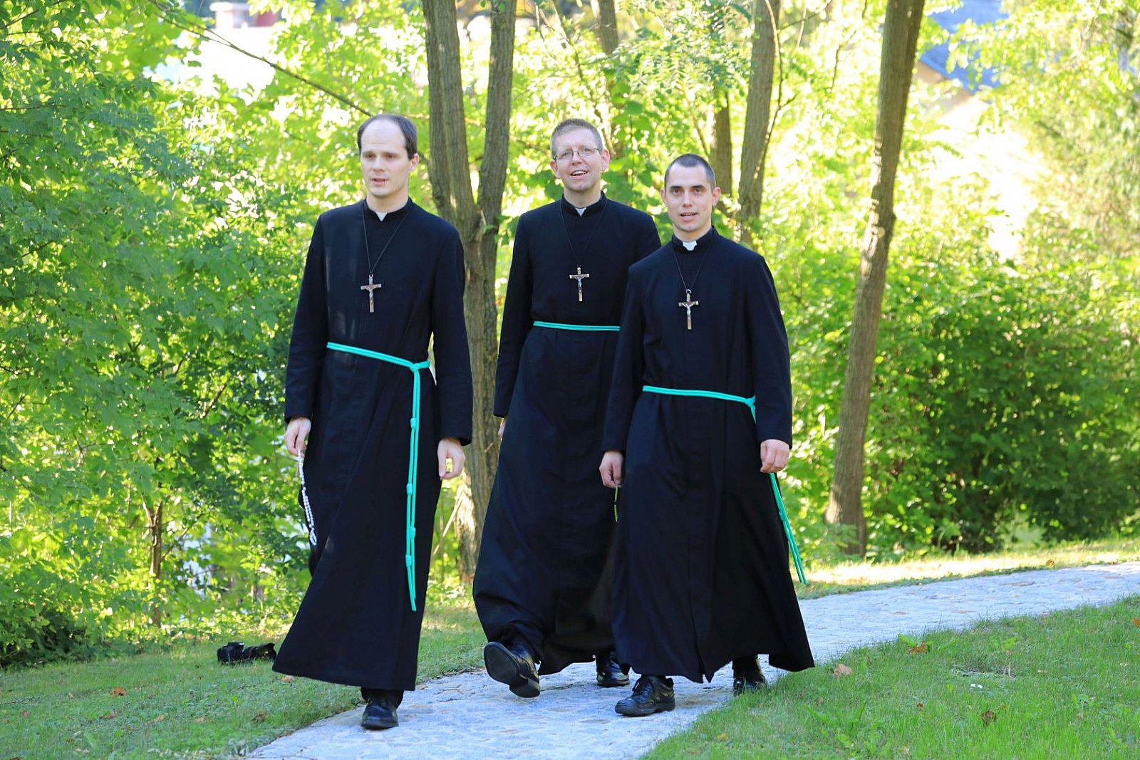 Brothers while praying the rosary & in the recreation