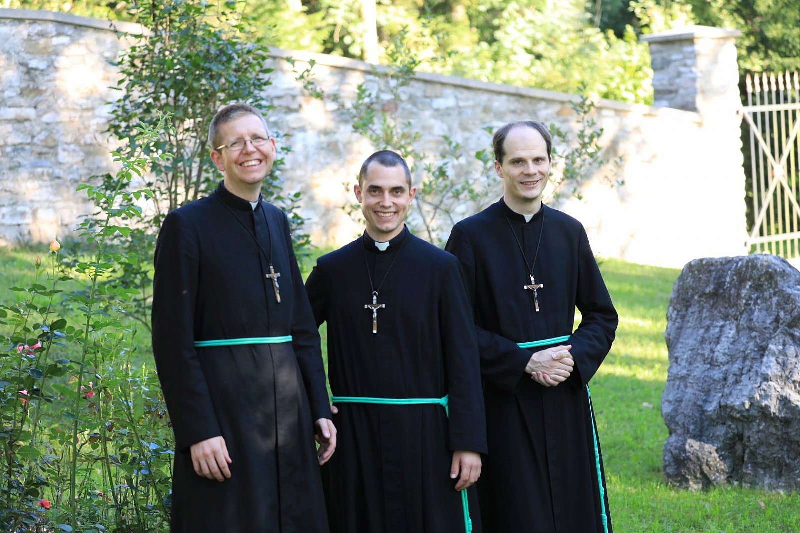 Brothers while praying the rosary & in the recreation