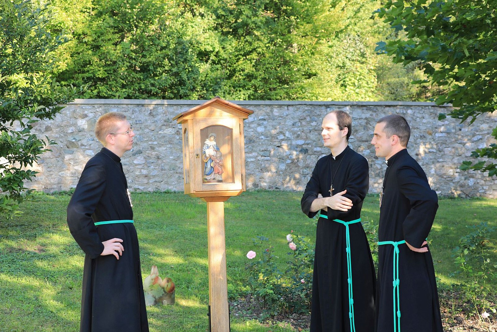 Brothers while praying the rosary & in the recreation