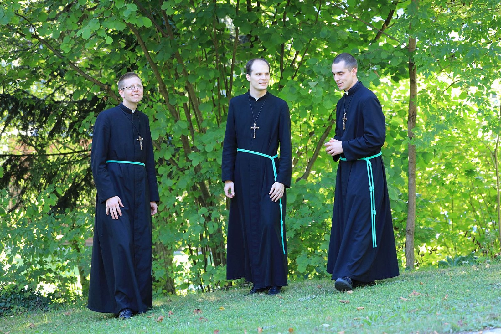 Brothers while praying the rosary & in the recreation