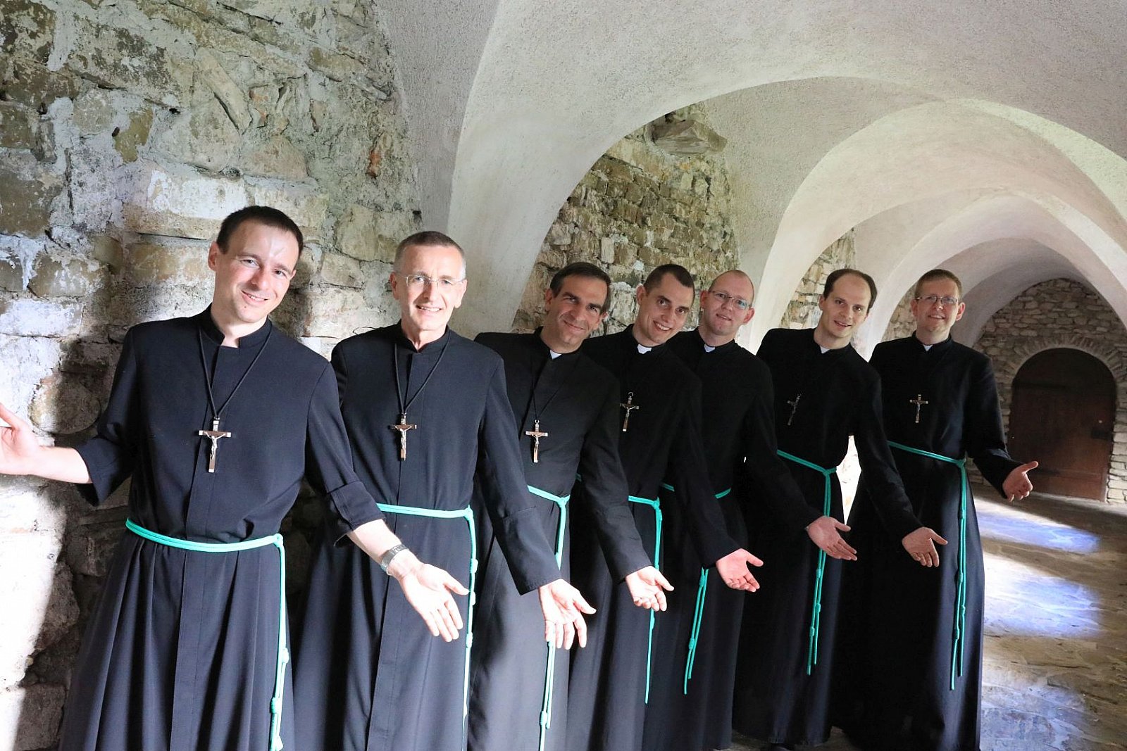 Brothers while praying the rosary & in the recreation