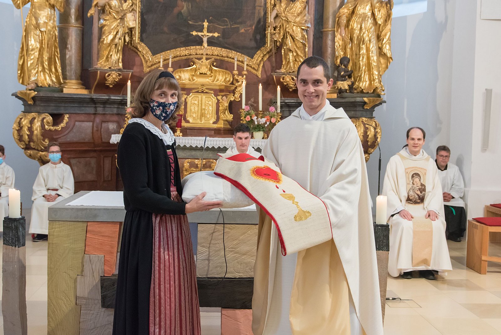 Home first Mass of Br. Martin P. Thaller