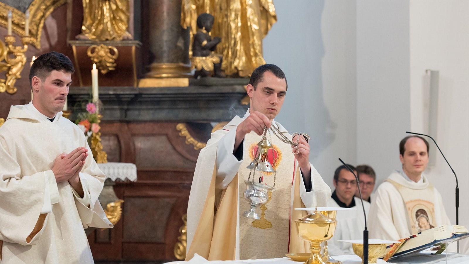 Home first Mass of Br. Martin P. Thaller