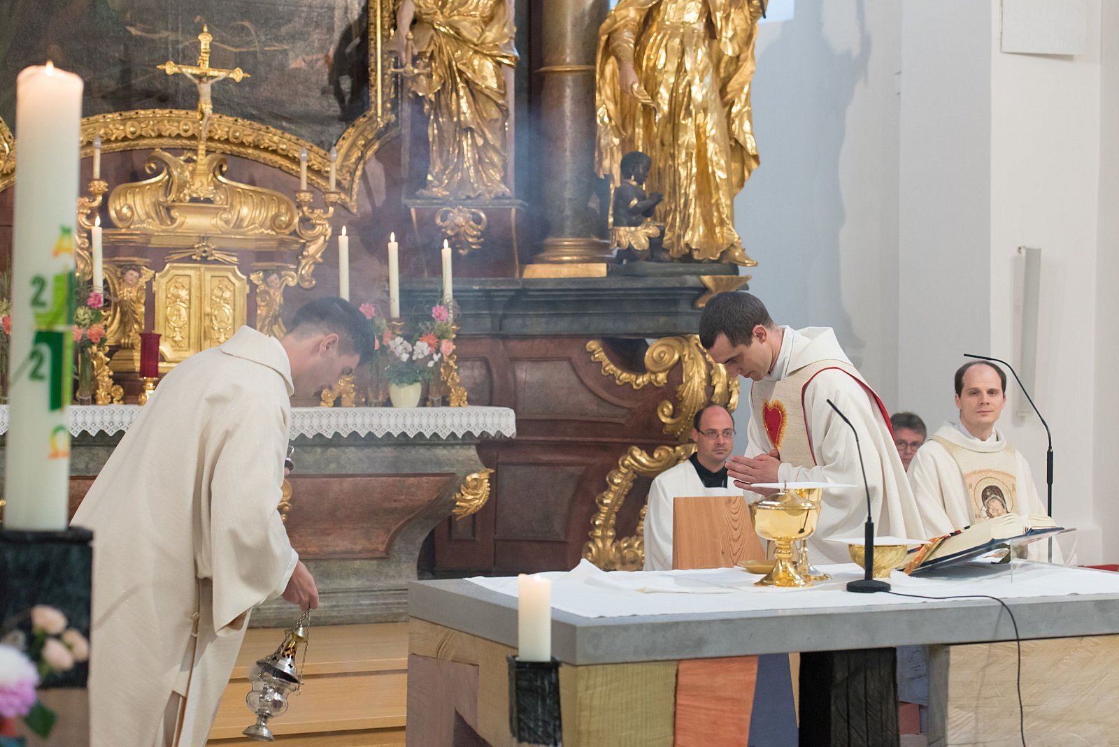 Home first Mass of Br. Martin P. Thaller