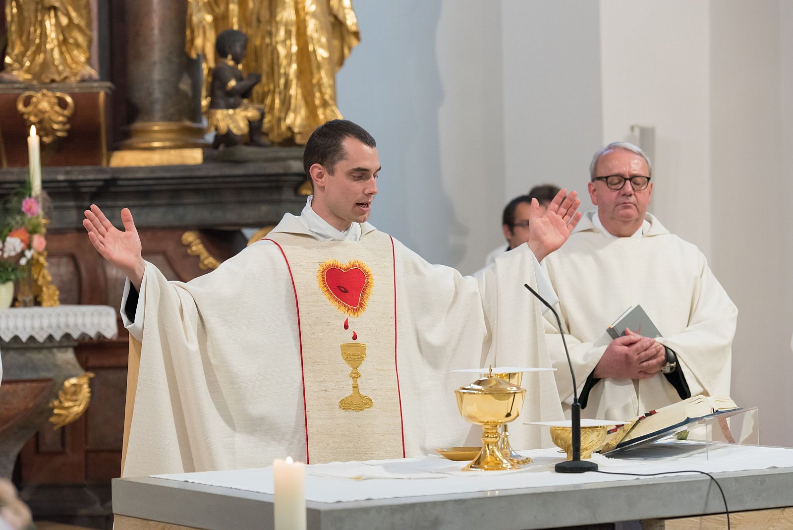 Home first Mass of Br. Martin P. Thaller