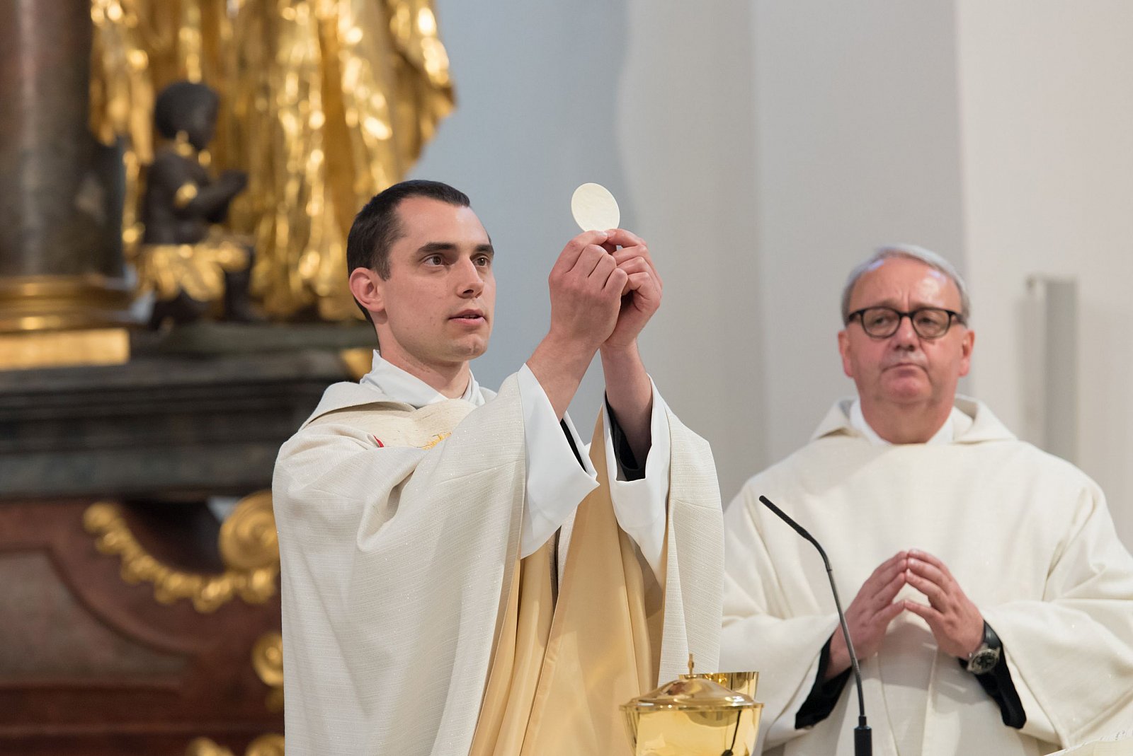 Home first Mass of Br. Martin P. Thaller