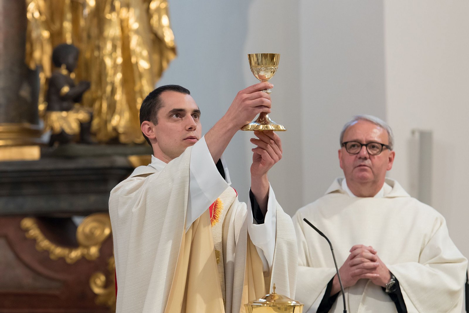 Home first Mass of Br. Martin P. Thaller