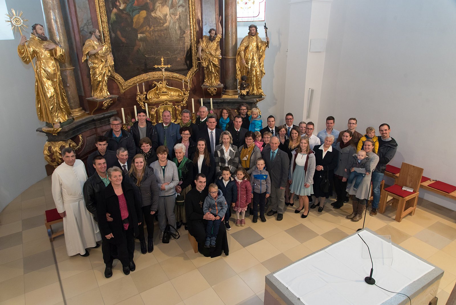 Home first Mass of Br. Martin P. Thaller