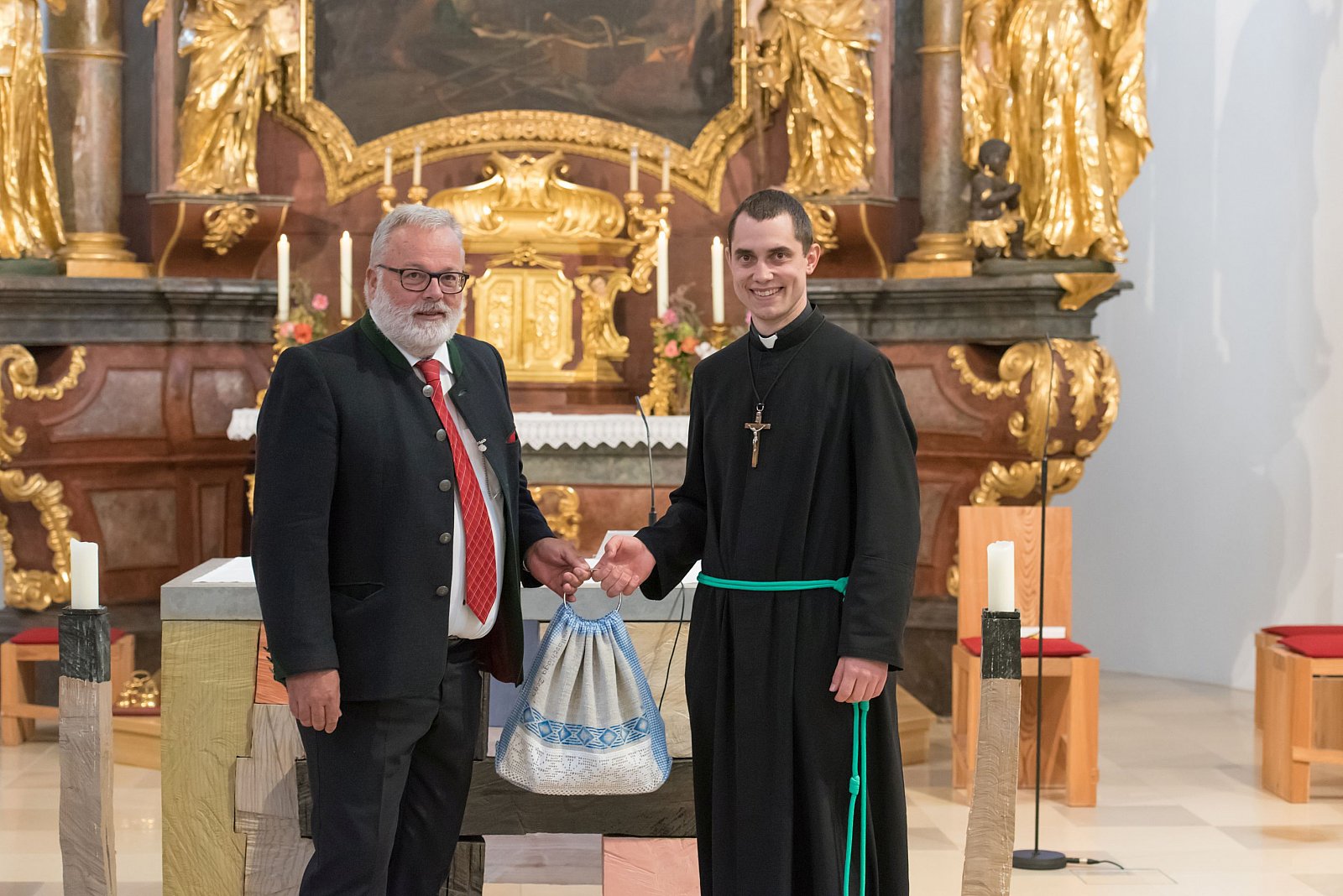 Home first Mass of Br. Martin P. Thaller